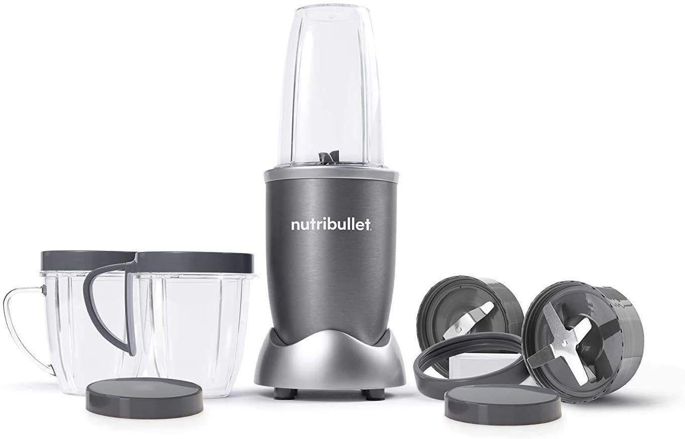 NutriBullet - Blender | Grey | 600W | 9 Pcs | Grey