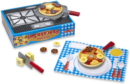 Melissa & Doug - WOODEN FLIP & SERVE PANCAKE SET - BambiniJO | Buy Online | Jordan