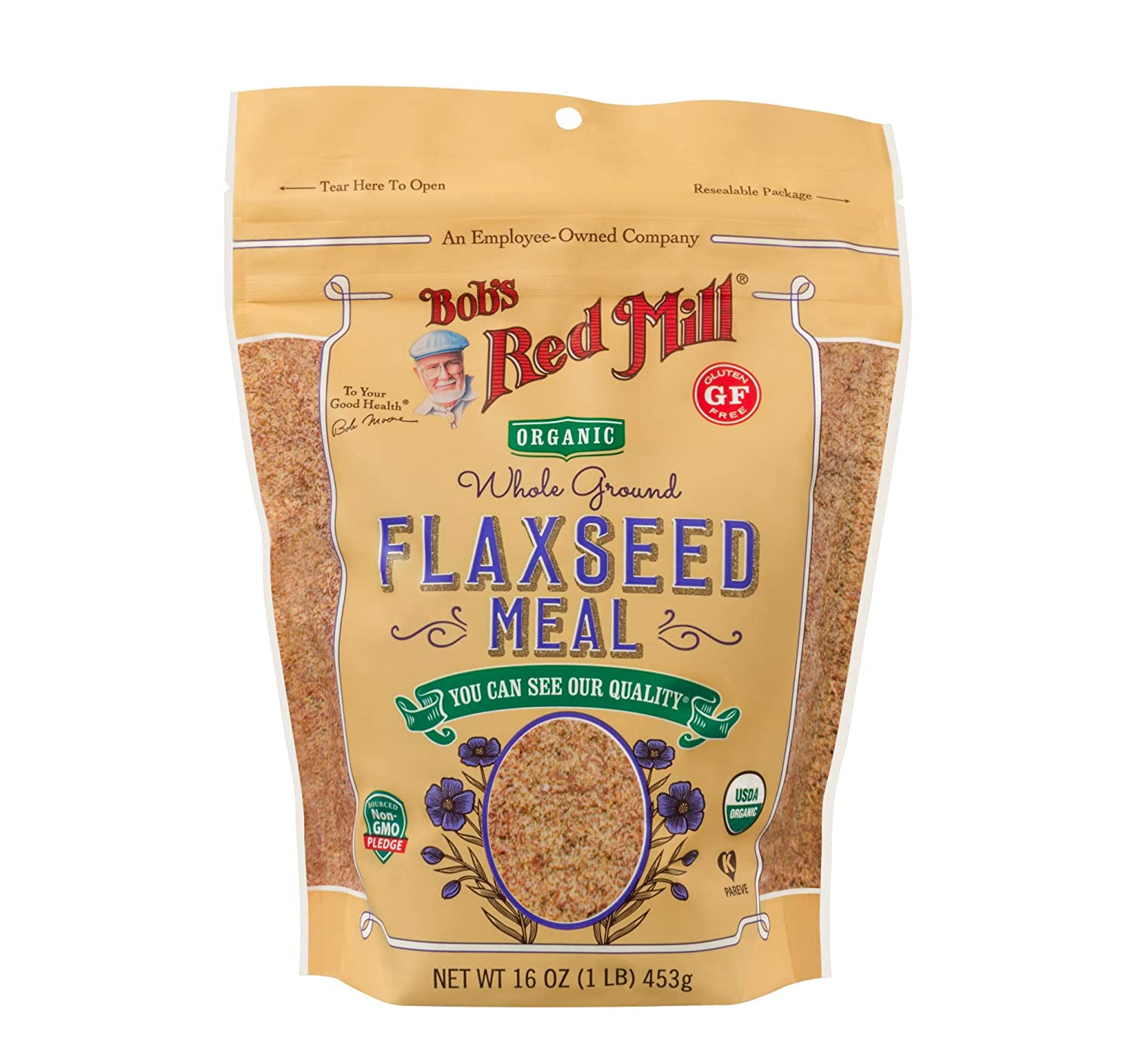 Organic Whole Flaxseeds Meal | Gluten Free | 453g