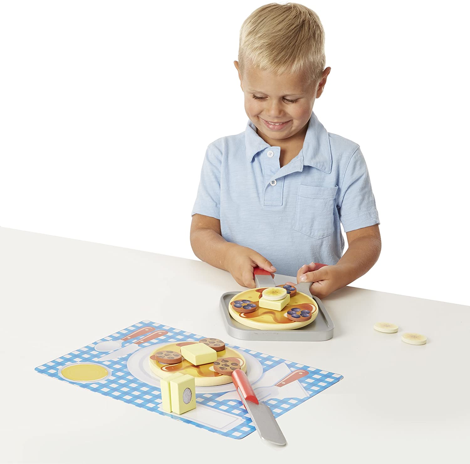 Melissa & Doug - WOODEN FLIP & SERVE PANCAKE SET - BambiniJO | Buy Online | Jordan