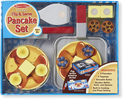 Melissa & Doug - WOODEN FLIP & SERVE PANCAKE SET - BambiniJO | Buy Online | Jordan