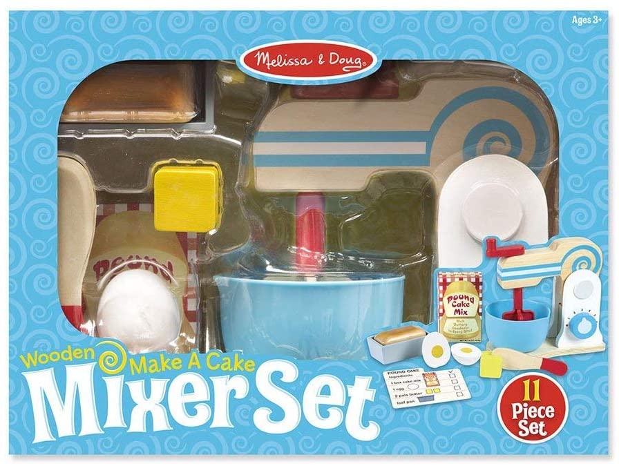 Melissa & Doug -  WOODEN MAKE-A-CAKE MIXER SET - BambiniJO | Buy Online | Jordan