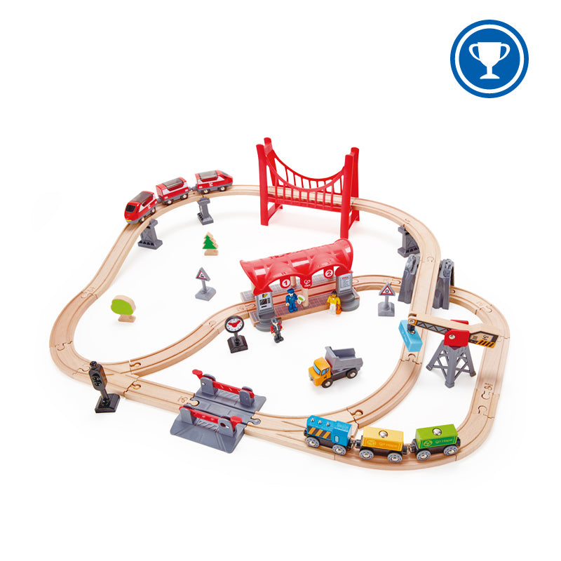 Hape - Busy City Rail Set