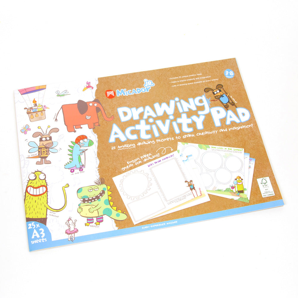 Micador - Junior drawing activity Pad A3