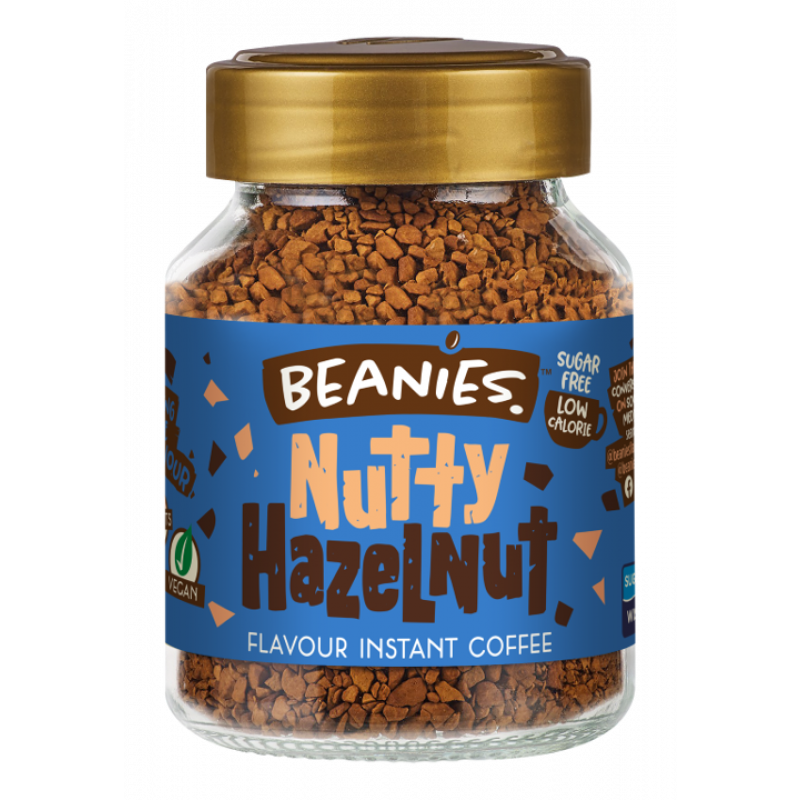 Nutty Hazelnut Instant Coffee 50g - Sugar & Gluten Free