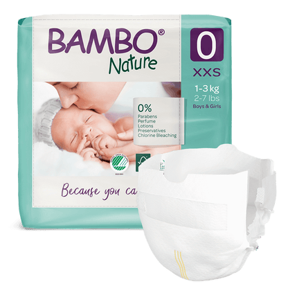 BAMBO Premature Diapers Size 0 (1-3Kg), 24 Count - BambiniJO | Buy Online | Jordan