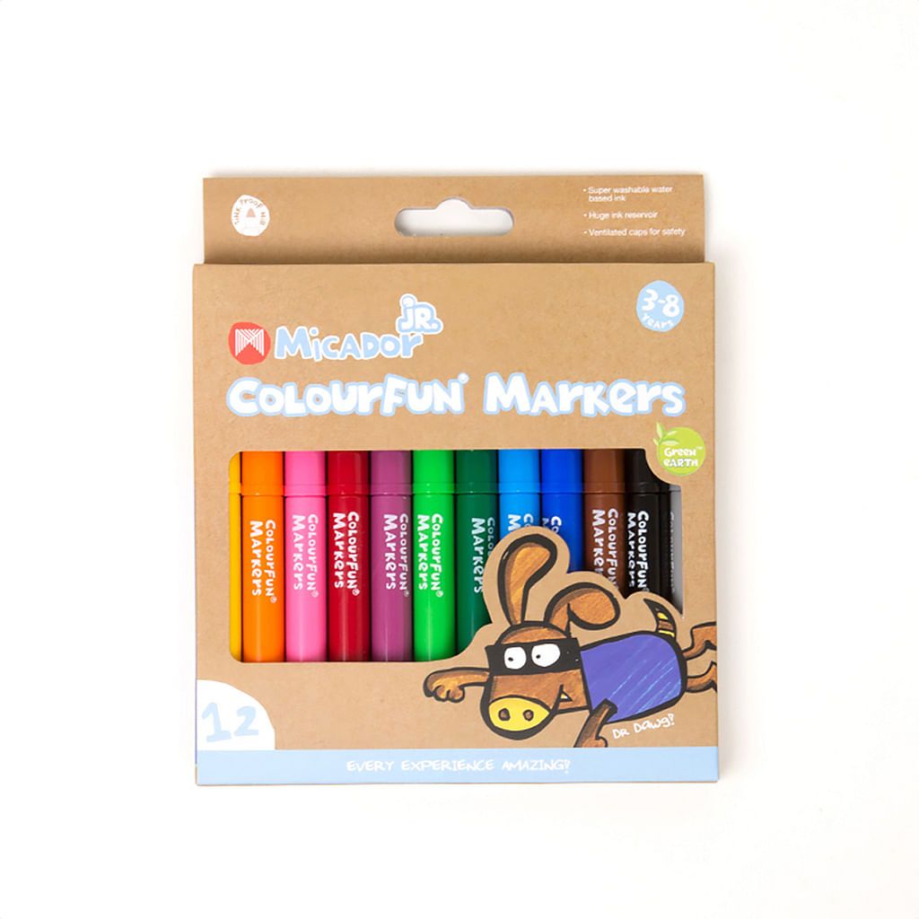 Micador - Colourfun Markers, Pack of 12