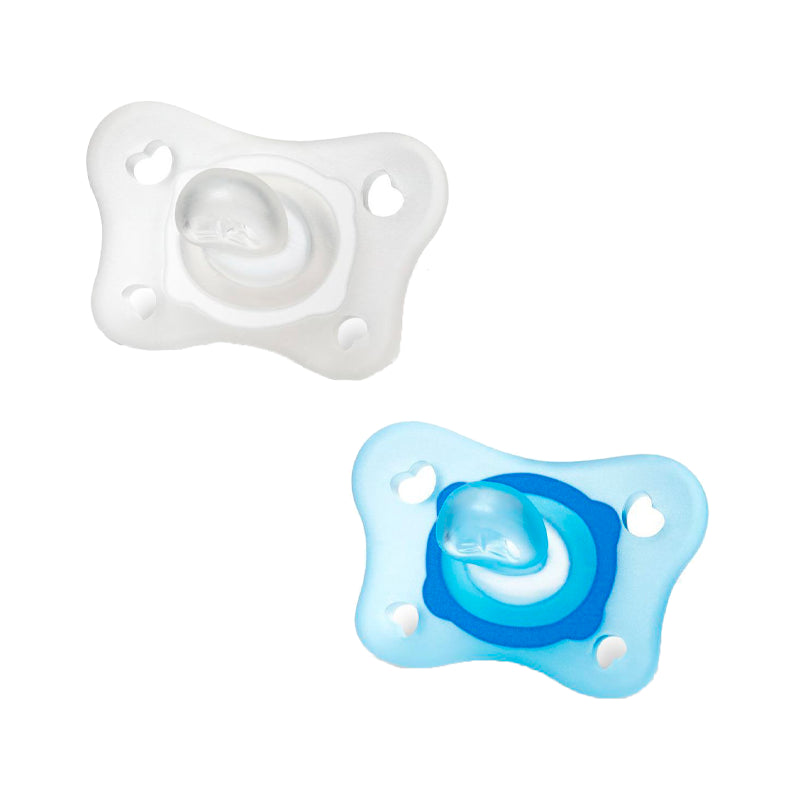 Chicco - Silicone Mini Soft Soother 0-2m - 2 pcs