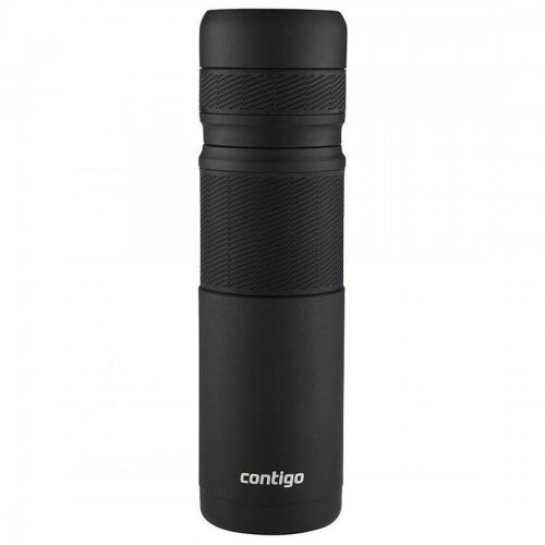 Contigo Thermal Bottles With 360 Interface - Vacuum Insulated Stainless Steel | Matte Black - BambiniJO | Buy Online | Jordan