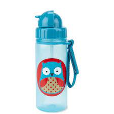 Zoo Straw Bottle Otis - Owl - 384.5ml