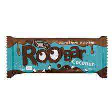 Organic Gluten Free Roo Bar Coconut Chocolate Covered 30g