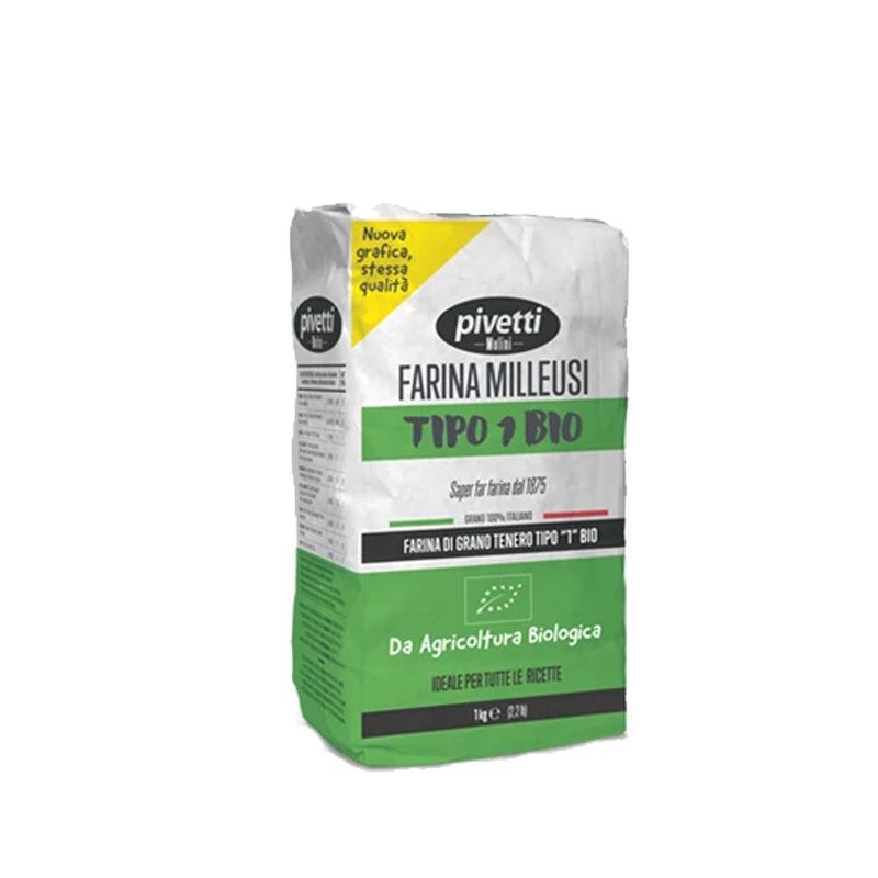 Organic Soft Wheat Flour Type 1 1kg