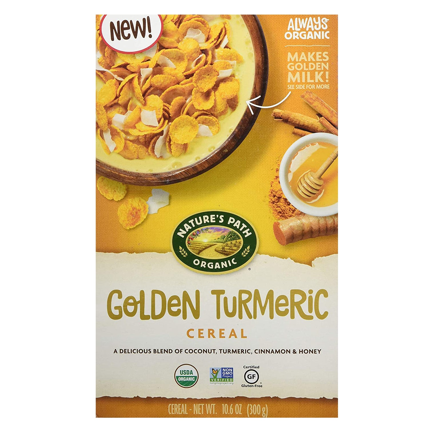 Organic Golden Turmeric Cereal (300G) - Gluten Free