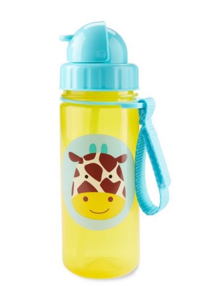 Zoo Straw Bottle Jules - Giraffe - 384.5ml