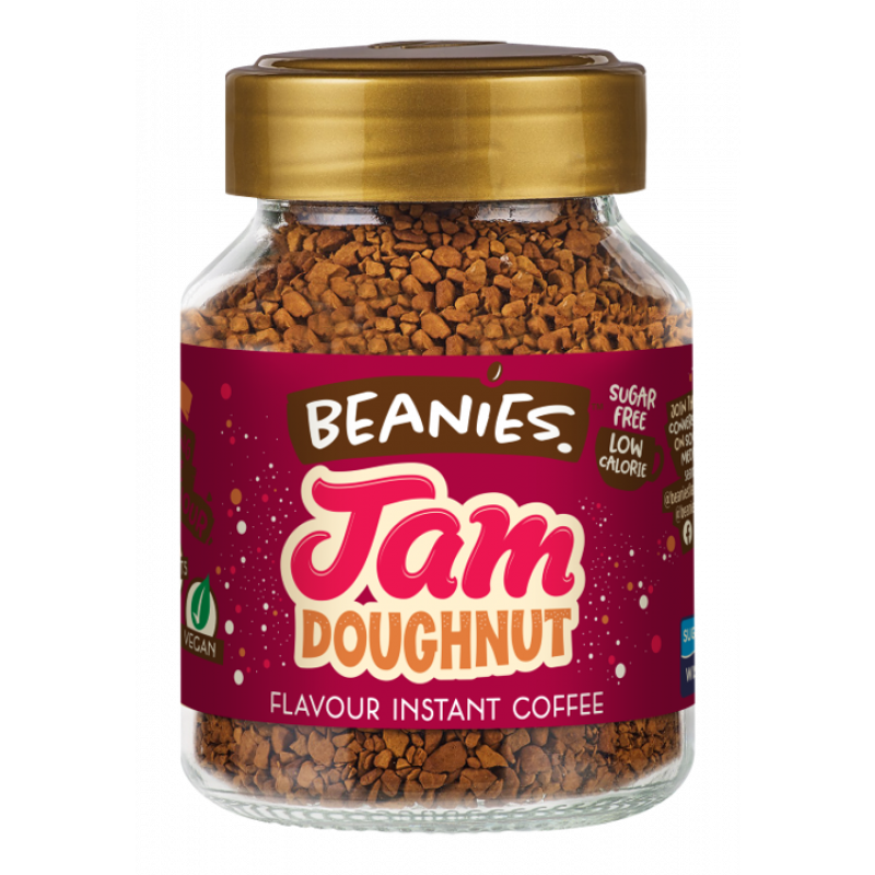 Coffee Jam Doughnut Instant Coffee 50g - Sugar & Gluten Free