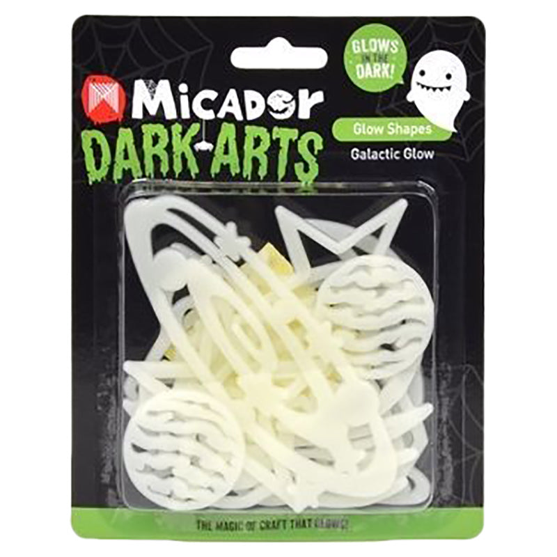 Micador - Galactic Glow - Glow in the Dark Shapes