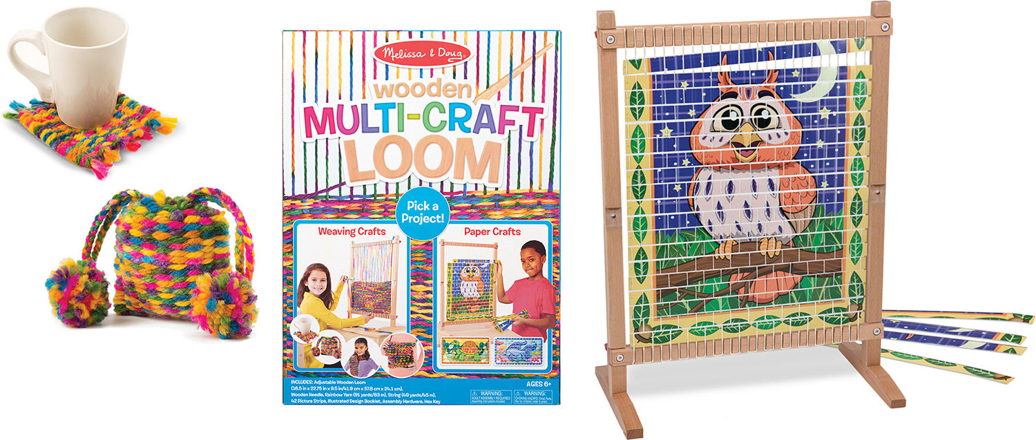 Melissa and doug wooden multi store craft loom