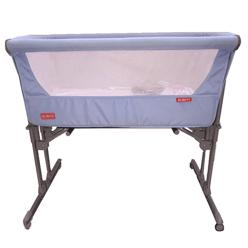 Robins CRIB WITH ROCKING FUNCTION - Light Blue