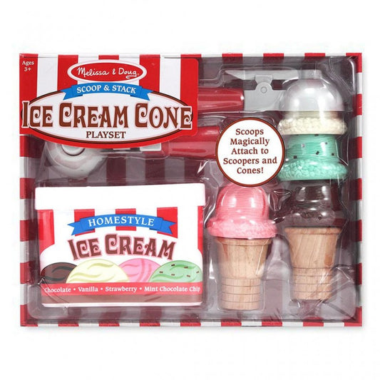 Melissa & Doug Scoop And Stack Ice Cream Cone Play Set - BambiniJO | Buy Online | Jordan