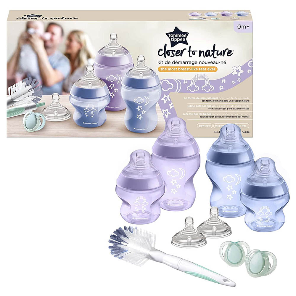 Tommee Tippee Closer to Nature Newborn Starter Kit | Purple